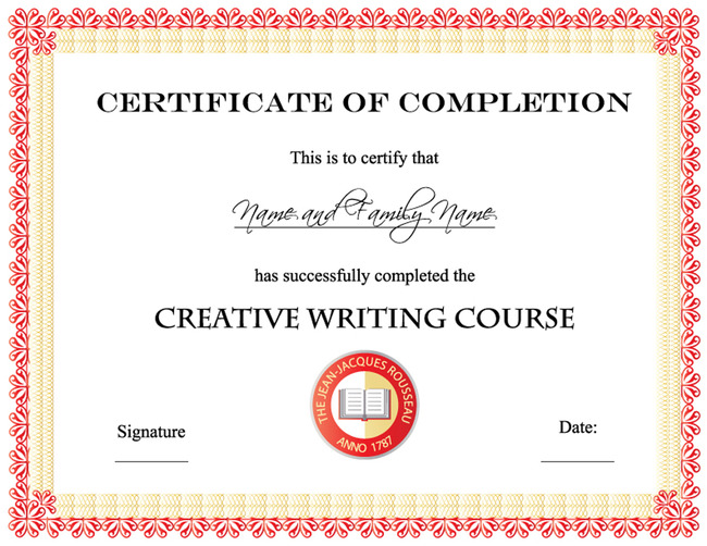 外国学历证书花纹背景模板