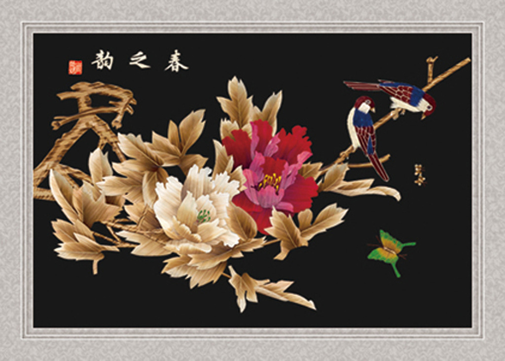 麦秆画棉花画秸秆画9模板下载(图片编号:12367518)_花卉壁画_壁画_我图网weili.ooopic.com