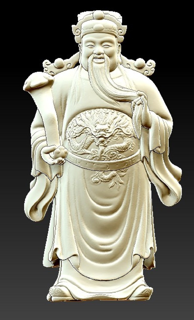 3D打印图立体图stl福星模板下载(图片编号:123