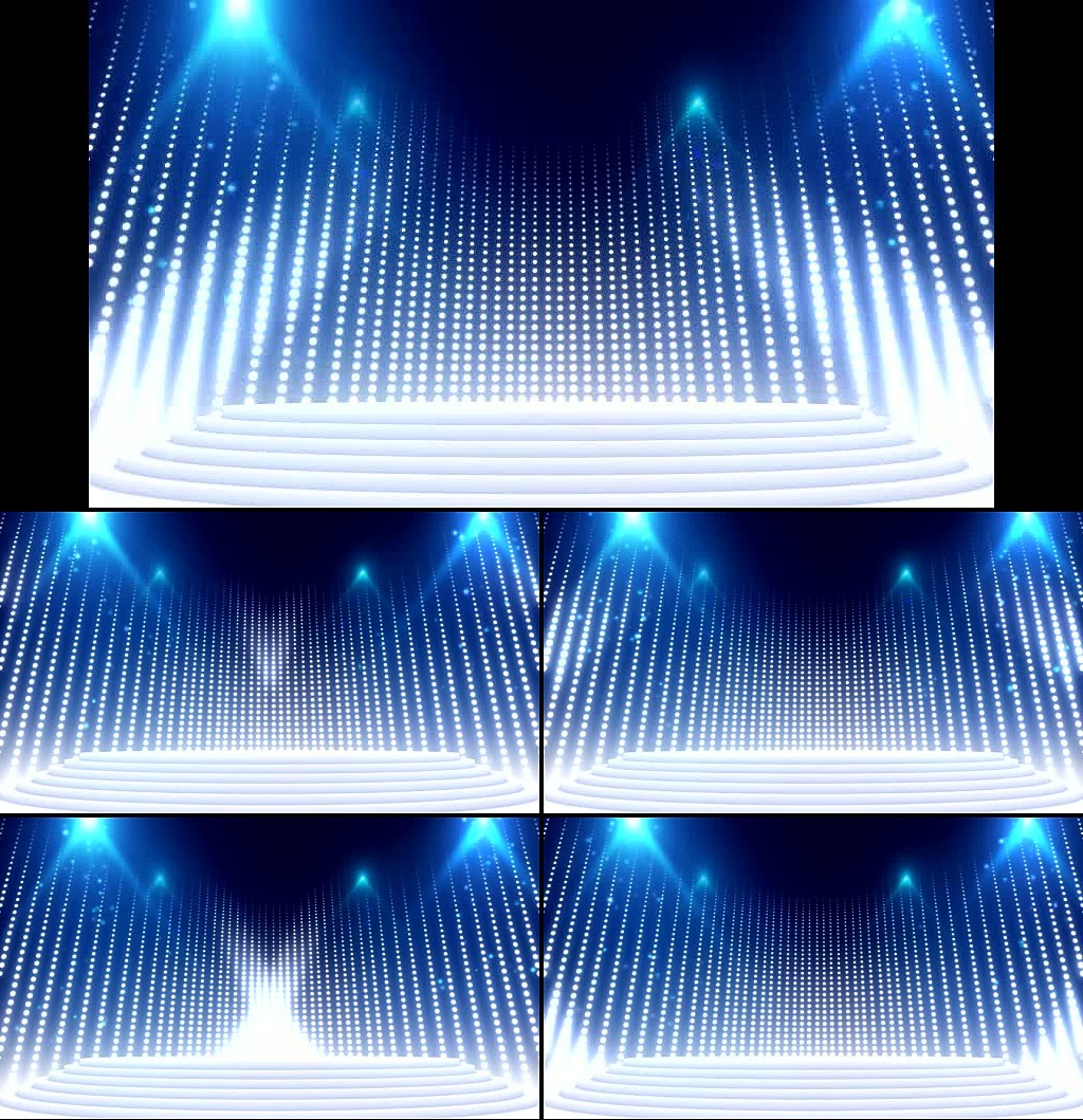 粒子星光动感LED舞台大屏幕背景模板下载(图