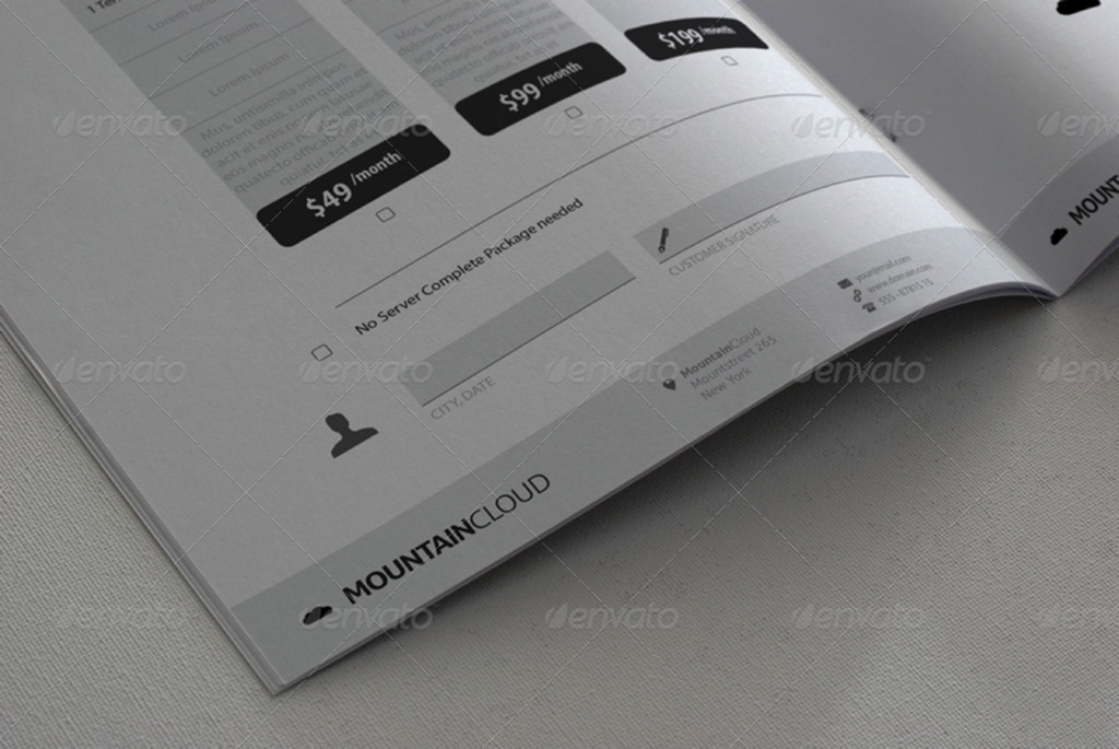 40页完整的通用商业企划书设计模板模板下载
