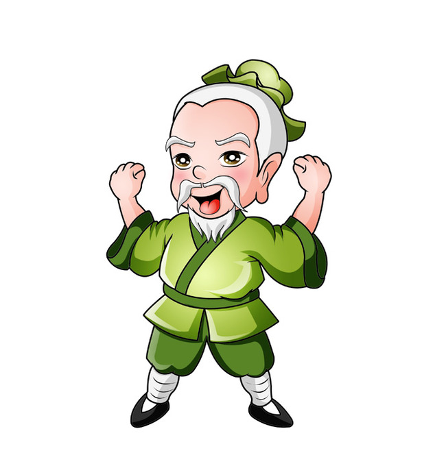 健康资讯卡通_健康爷爷卡通形象设计模板下载图片编号124