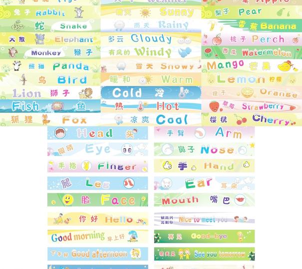 英语楼梯标贴图片模板下载(图片编号:1247336