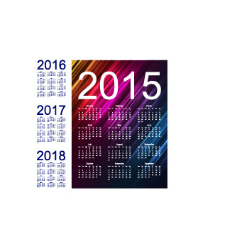 2015日历2016年日历2017年日历2018年日历表图片