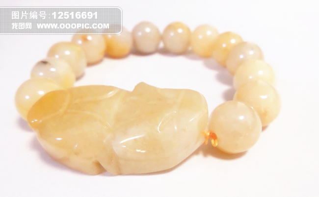 黄玉貔貅手珠图片素材(图片编号:12516691)_珠