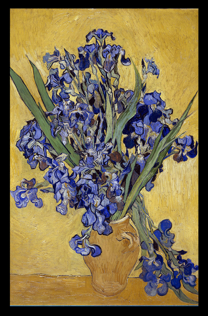 蓝色鸢尾花油画玄关高清图片下载(图片编号12547005)油画|立体油画玄关图片_玄关图片_我图网weili.ooopic.com