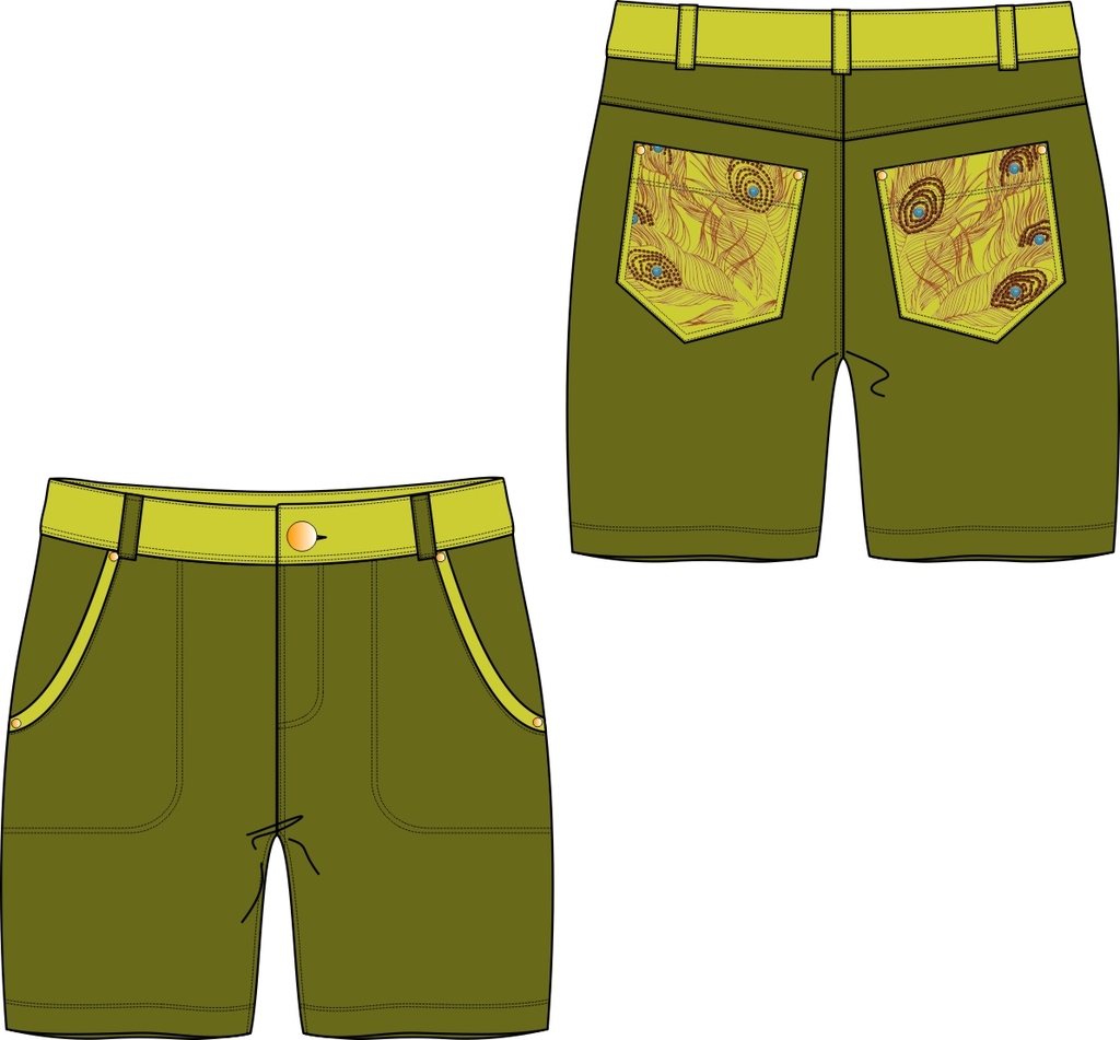 时尚休闲阳光<em>男童短裤</em>模板下载(图片编号:125