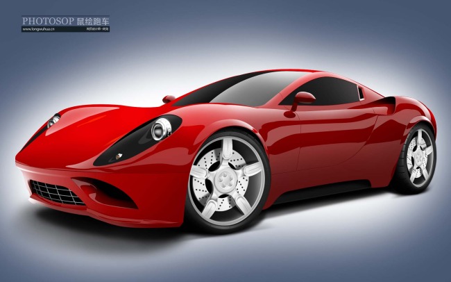 PS鼠绘跑车模板下载(图片编号:12560513)__其