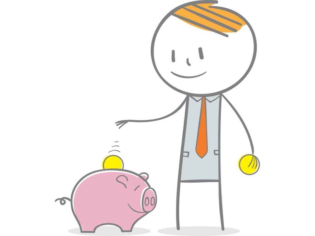 小孩儿童储蓄存钱猪卡通插画模板下载(图片编