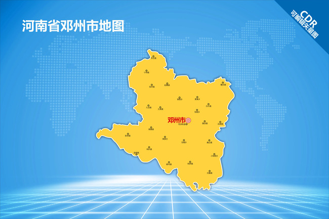 郑州市地图模板下载(图片编号:12587003)图片