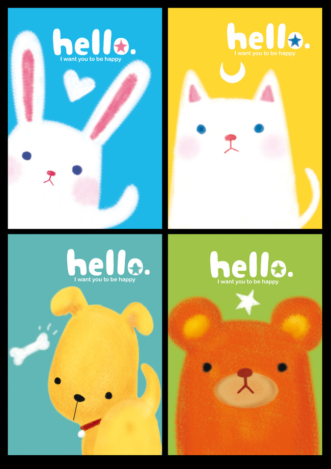 小动物本子封面模板下载(图片编号:12595565)_其它_其他_我图网weili.ooopic.com