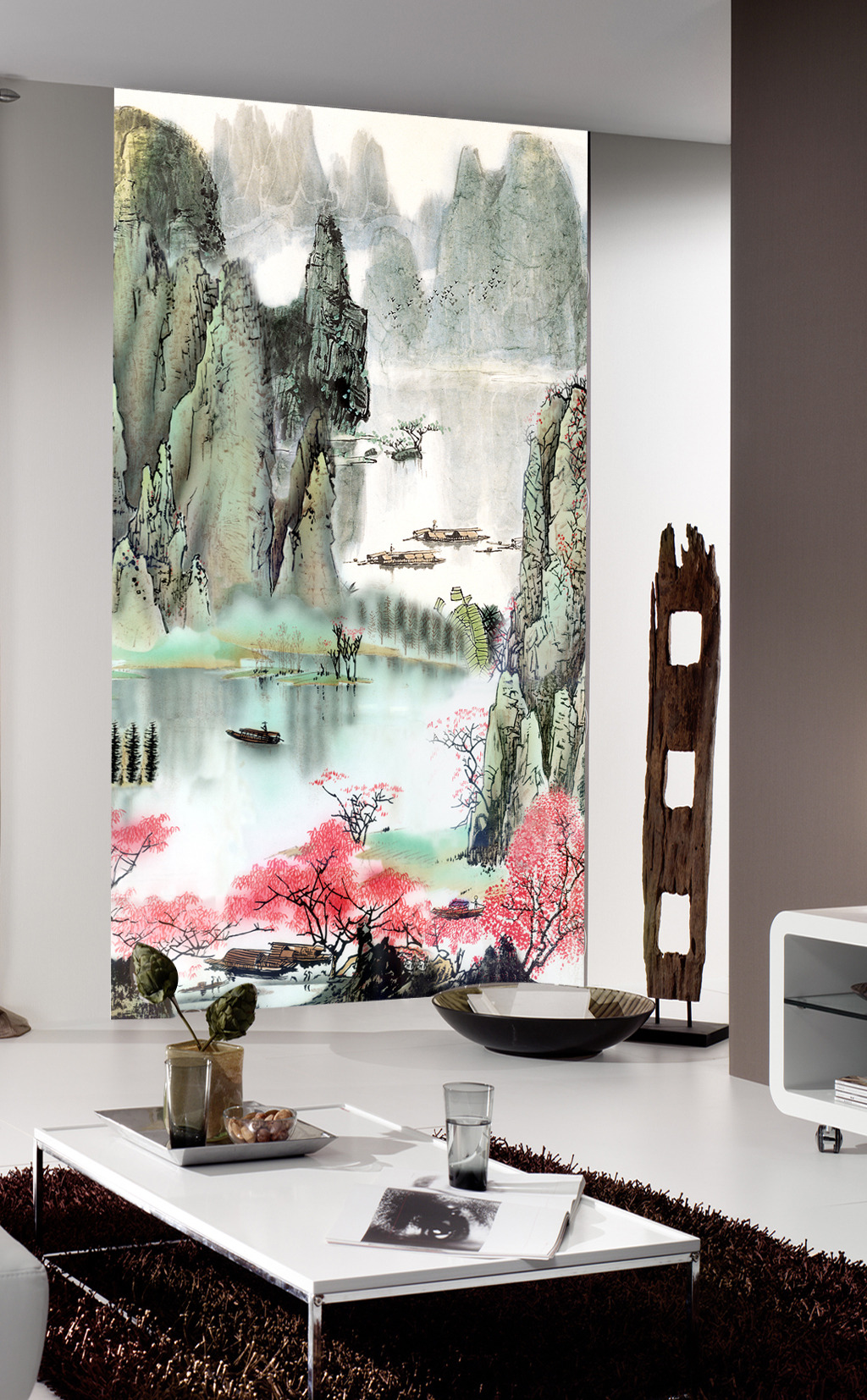 我图网提供精品流行漓江山水画国画山水风景画玄关壁画素材下载,作品模板源文件可以编辑替换,设计作品简介: 漓江山水画国画山水风景画玄关壁画 位图, RGB格式高清大图,使用软件为 Photoshop CS(.psd) 竖幅