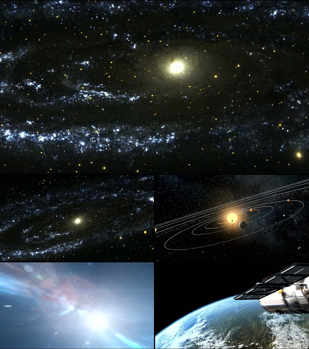 银河系星空地球卫星图片