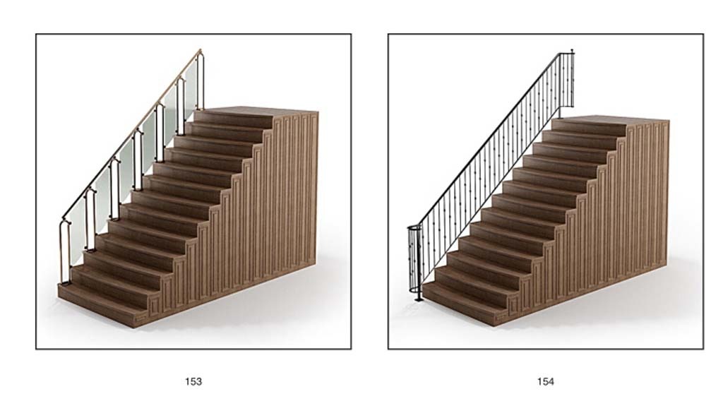 栏杆楼梯模型模型3D模型素材模板下载(图片编