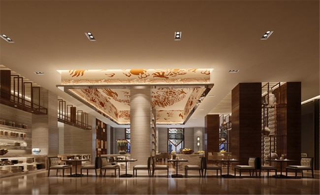 自助餐厅设计3D模型模板下载(图片编号:1264