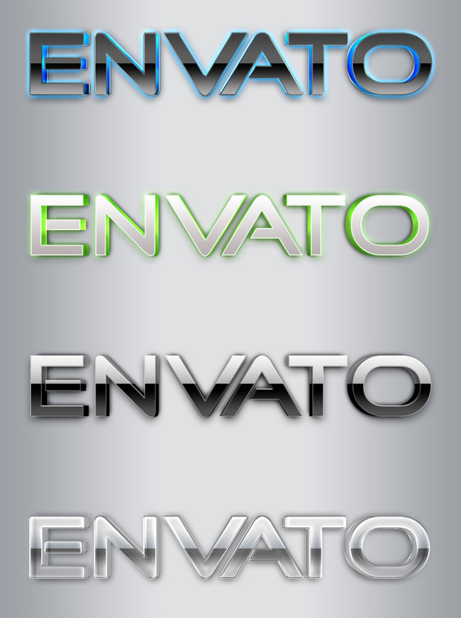 超酷PS科技感字体样式模板模板下载(图片编号