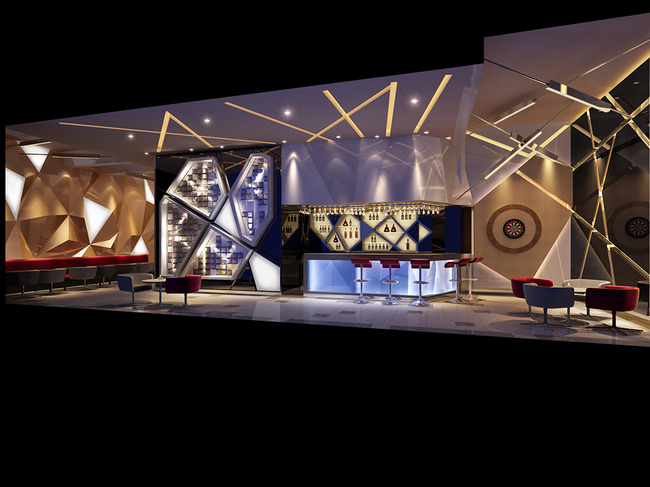 酒店吧台3D模型图片下载模板下载(图片编号:1