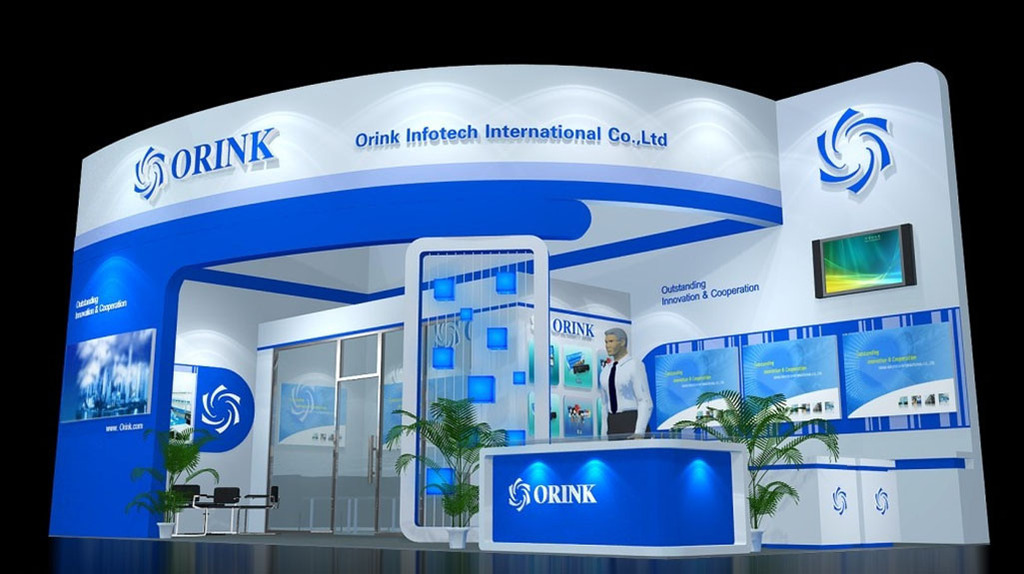 生物科技公司品牌产品展厅3Dmax模型模板下