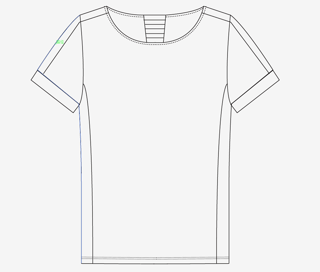 服装设计15款手绘T恤背心款式AI格式模板下载