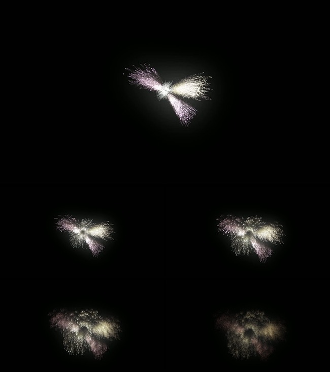 节日烟火爆竹礼花烟火高清视频素材模板下载(