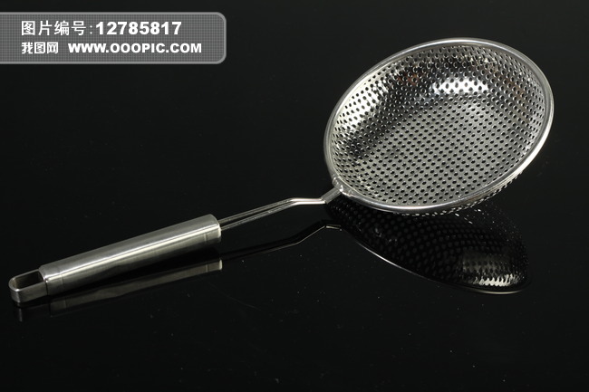 金属材质厨具漏勺设计素材图片素材(图片编号