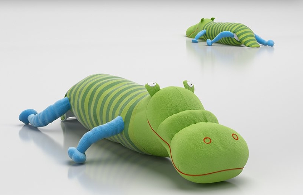 毛毛虫玩具3D模型下载模板下载(图片编号:127