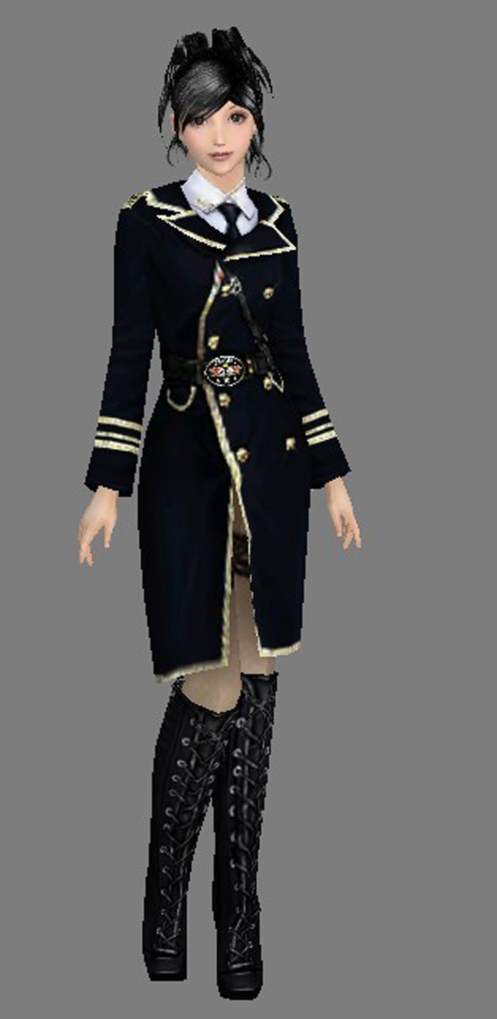 空姐3D模型模板下载(图片编号:12798935)_单