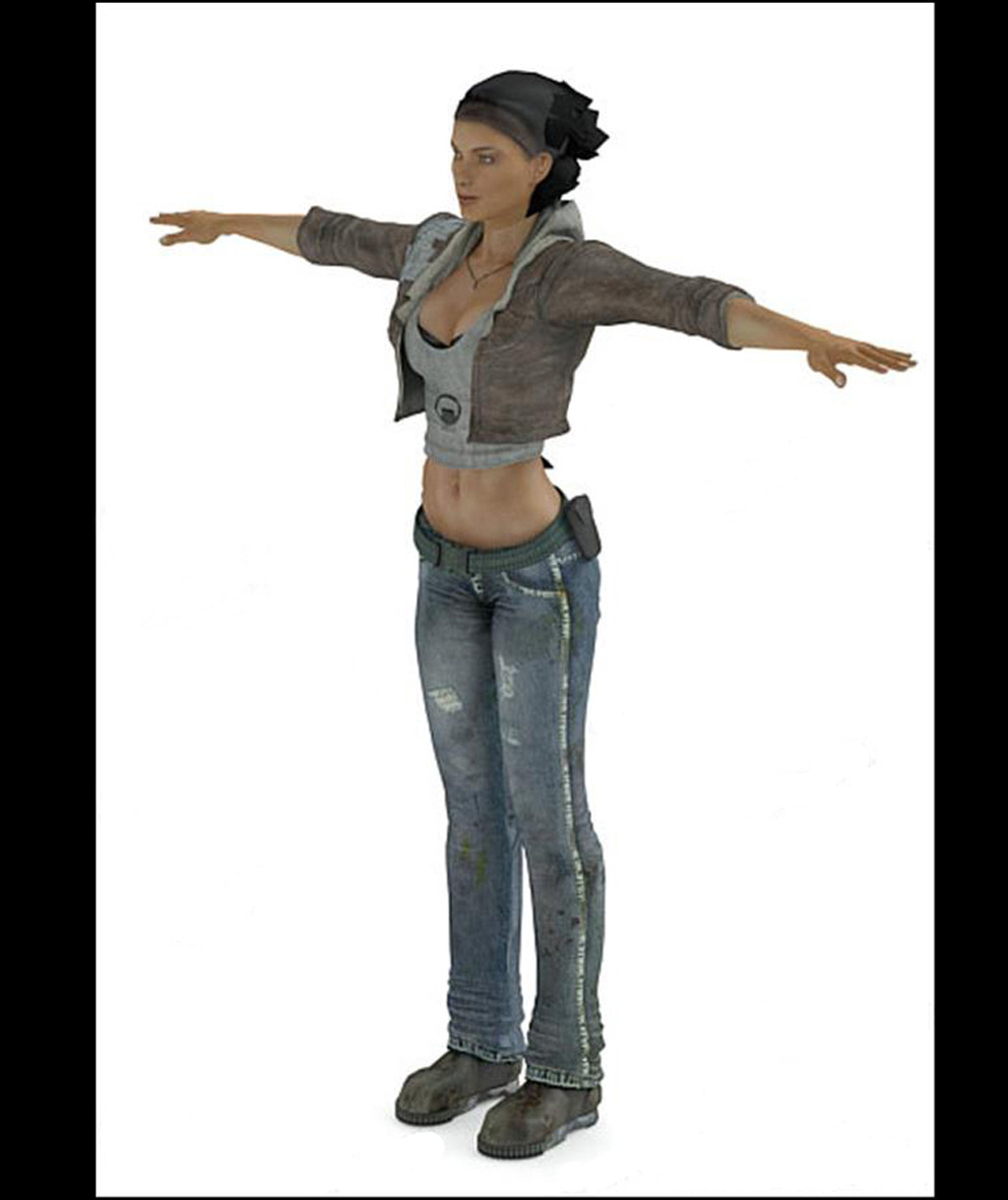 3d人体模特女人人物模型服装模特模板下载(图