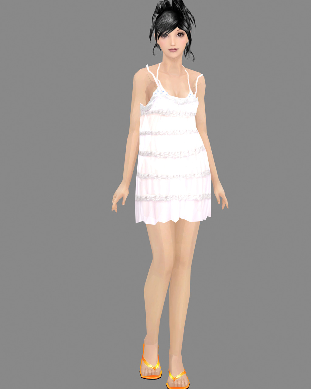 3d人体模型服装模特<em>女人游戏</em>人物模板下载(图