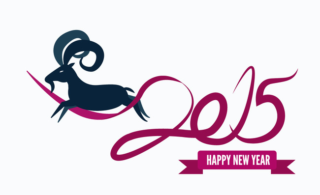 2015年羊年素材 > 2015年羊年贺卡海报卡通剪纸羊