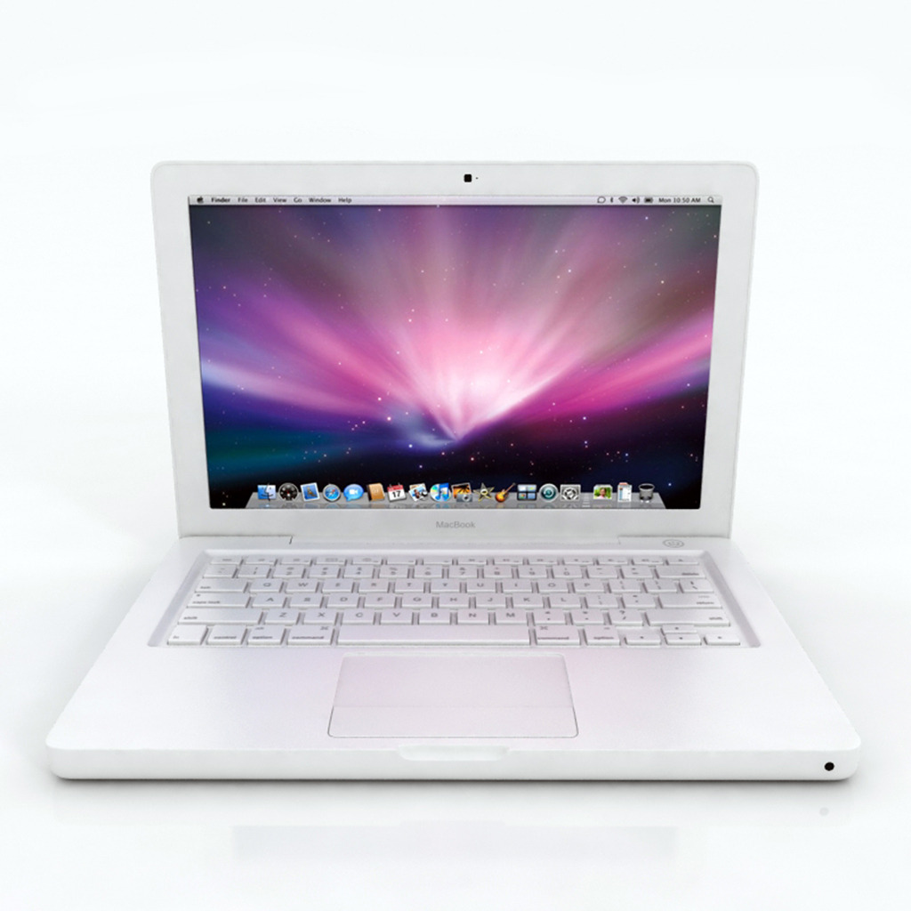 3d苹果笔记本电脑模型MacBook模板下载(图片