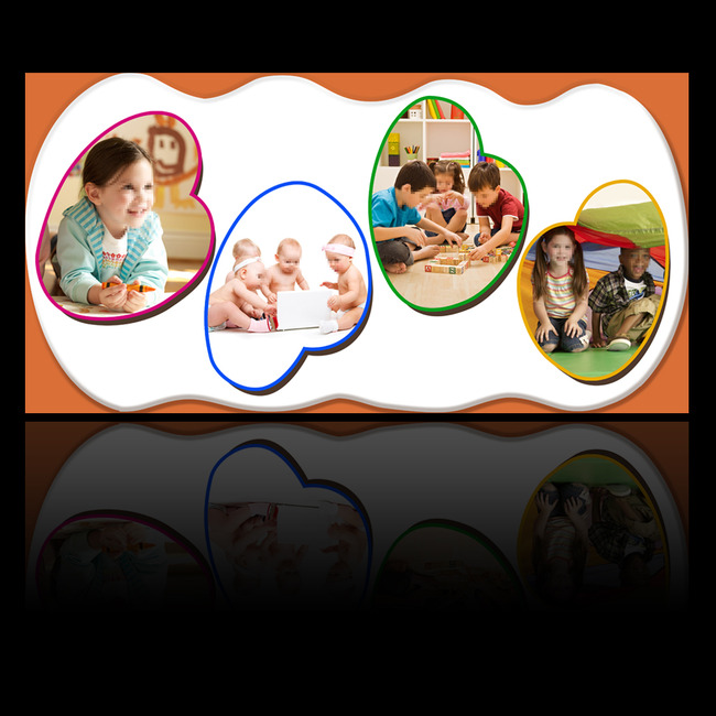 早教\/培训\/学校展板模板下载(图片编号:128364