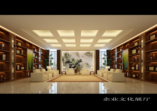 企业文化展厅背景墙模板下载(图片编号:12862