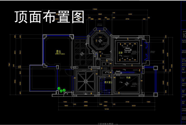 cad三层别墅施工图别墅平面立面剖面图 cad三层别墅施工图别墅平面立面剖面图
