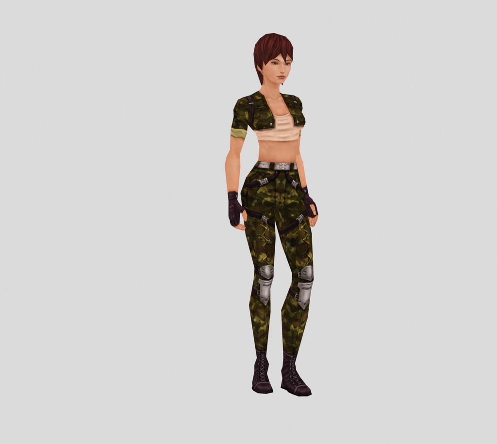 3d<em>人体</em>模型服装模特女人<em>游戏</em>人物模板下载(图