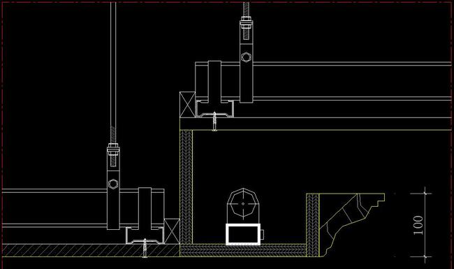 cad史上最全天花吊顶造型剖面大样图