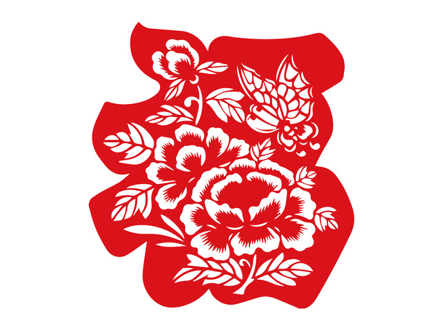 福字剪纸喜庆模板下载(图片编号:12956115)_插