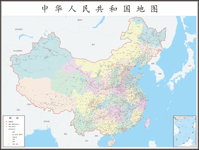 军转干热点:新版中国地图-2014军转干考试时间图片
