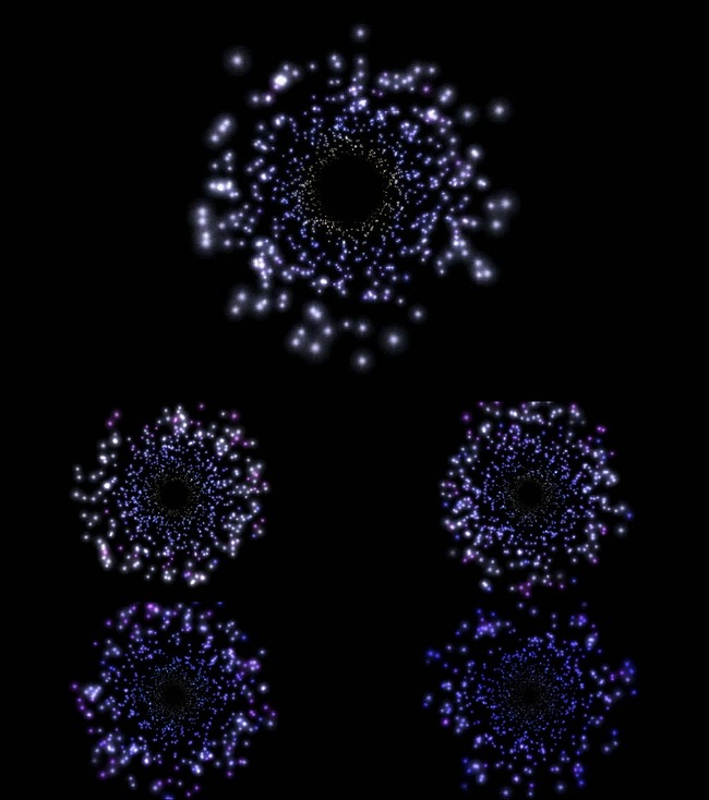 散射粒子动感光效光影VJ素材模板下载(图片编