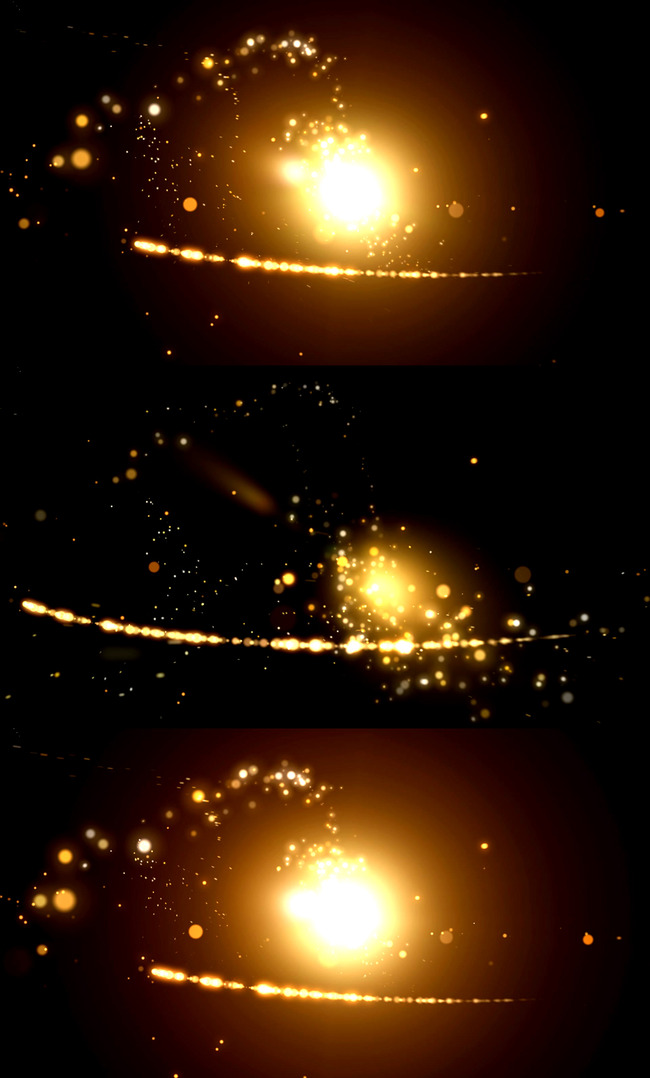 超高清粒子星光视频片头模板下载(图片编号:1