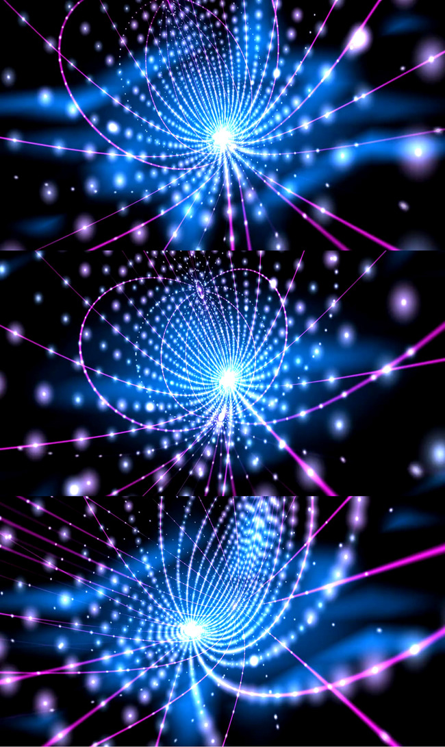 高清光线光束粒子星光视频模板下载(图片编号