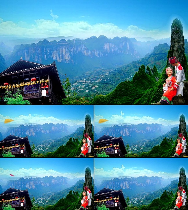 土家<em>阿哥阿妹歌曲</em>视频led晚会背景模板下载(图