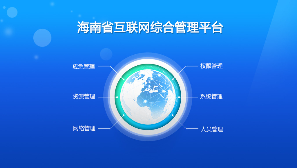 蓝色后台导航页模板下载(图片编号:13075268