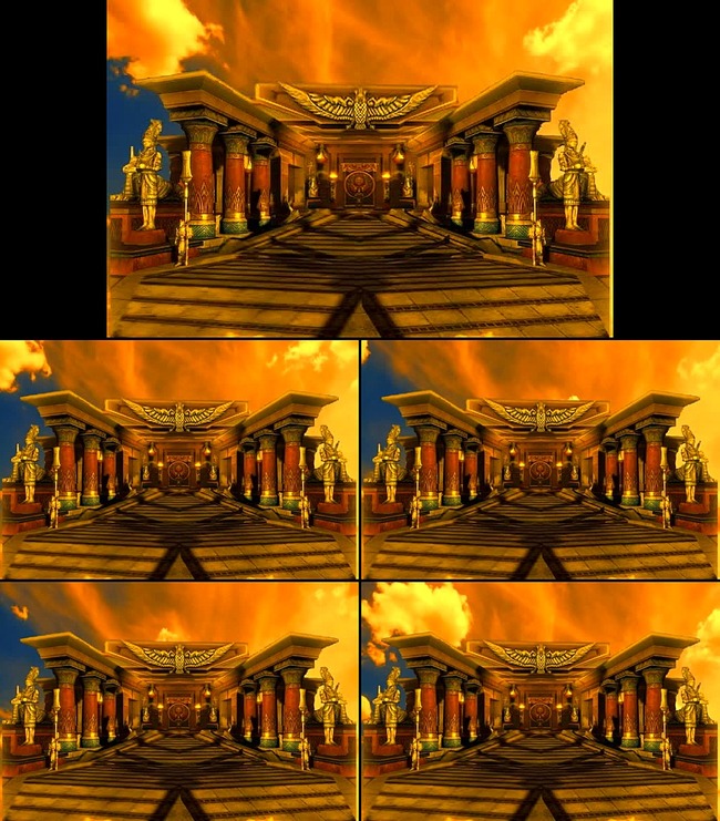 古埃及舞台场景LED背景素材模板下载(图片编