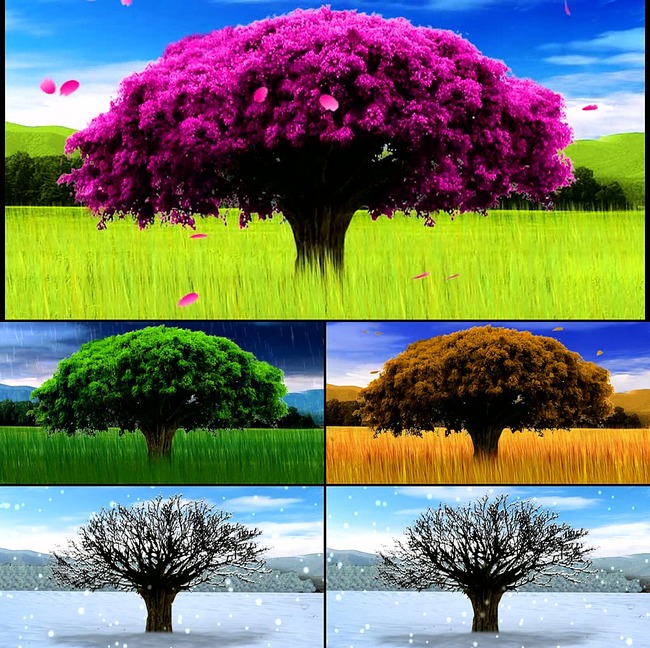 www.fz173.com_我与大树的四季的题目。