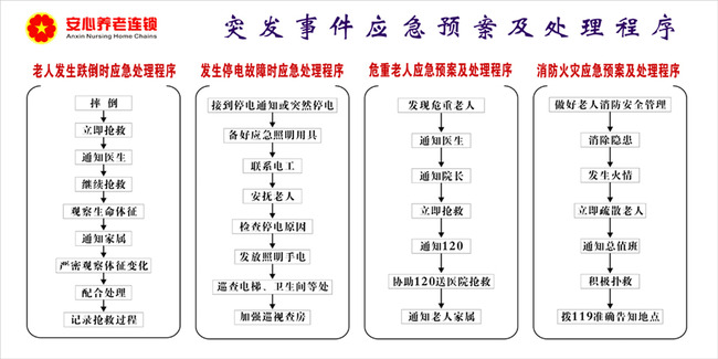 养老院突发事件应急预案及处理程序模板模板下