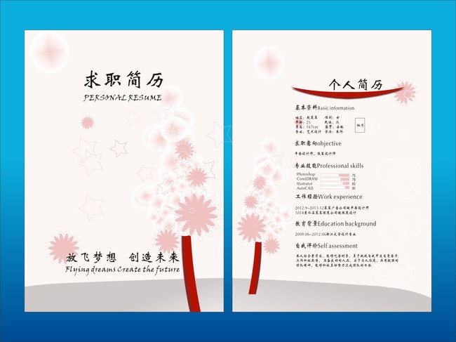 求职封面求职简历求职范例图片