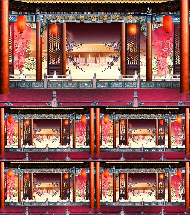 古风古典戏曲舞台背景模板下载(图片编号:131