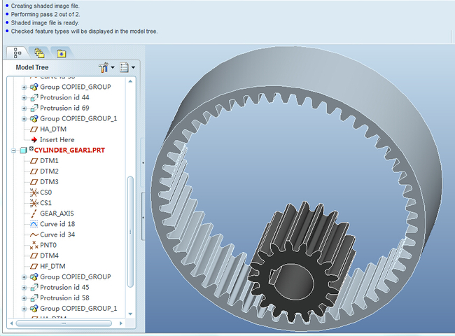 齿轮内啮合建模含建模参数模板下载(图片编号:13207430)_工业机械3d模型_3D模型_我图网weili.ooopic.com