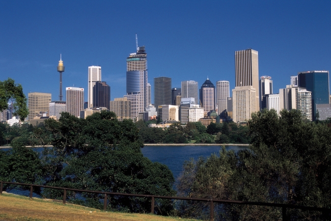 海边城市风景澳洲风情旅游圣地模板下载(图片